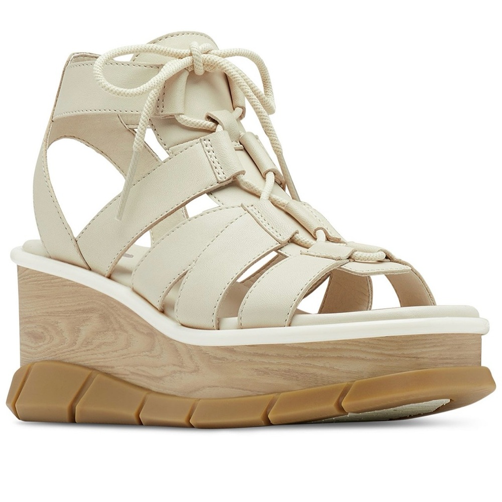 Sorel Women's Joanie III Lace Wedge Sandals SZ 8
